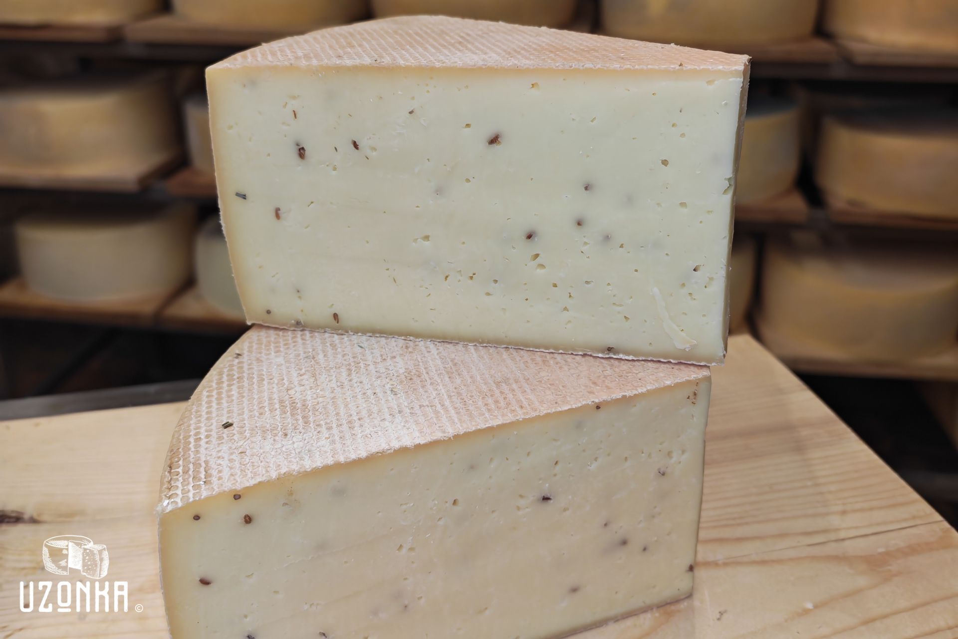 Brânză maturată cu chimen Eco A2 – 100% Grass-Fed